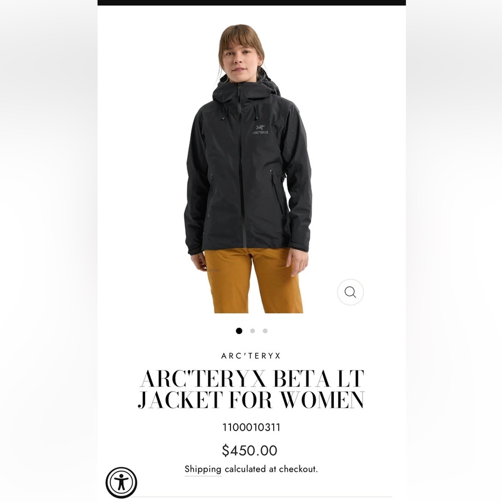 Arc'teryx Women's Beta LT Jacket — Black